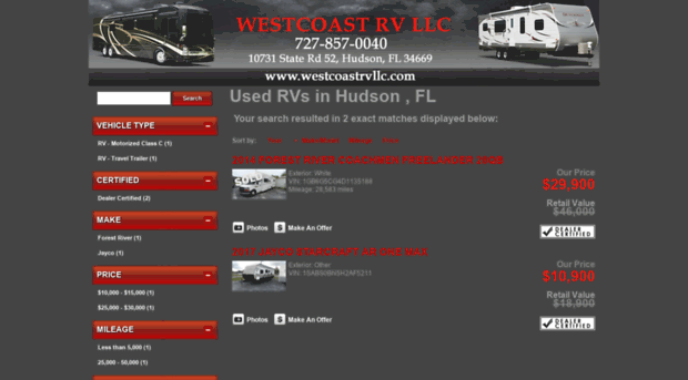 westcoastrvllc.com