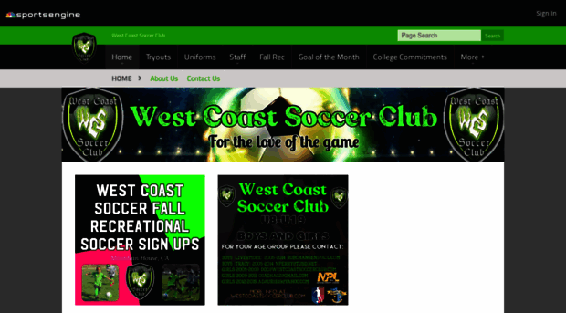 westcoastsoccerclub.sportngin.com