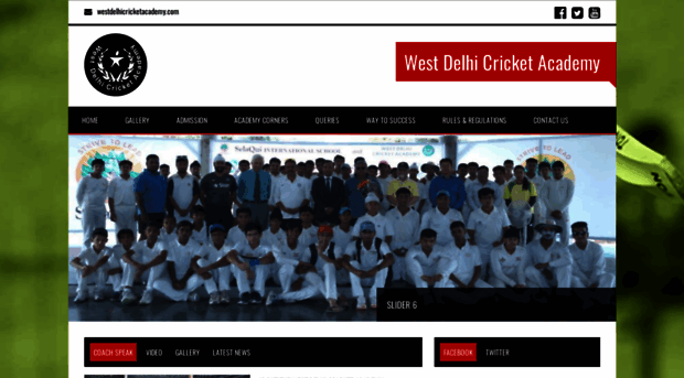 westdelhicricketacademy.com