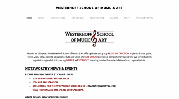 westerhoffschoolofmusicandart.com