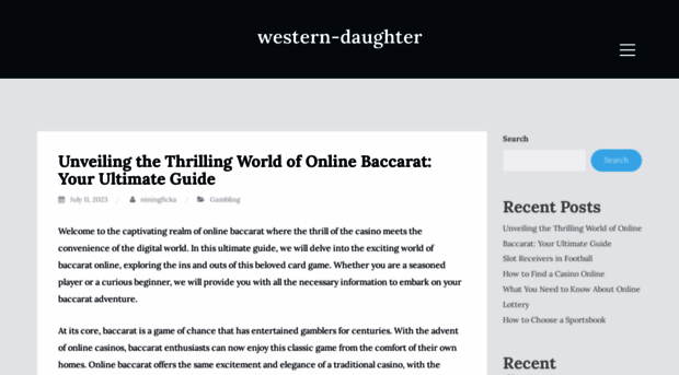 western-daughter.com