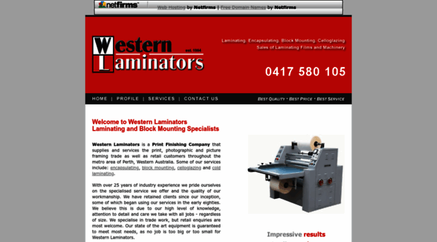 westernlaminators.com