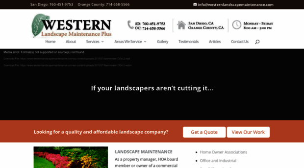 westernlandscapemaintenance.com