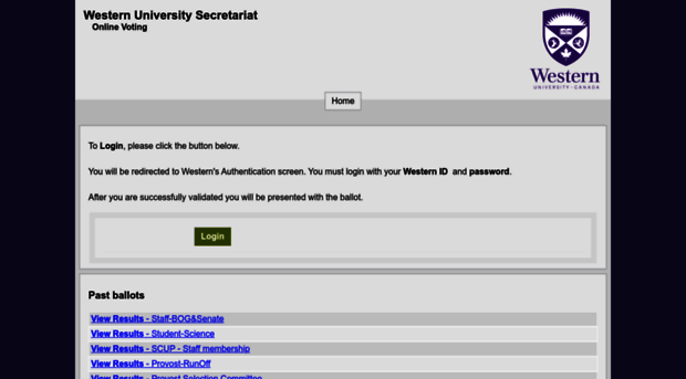 westernuniversitysecretariat.simplyvoting.com