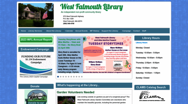 westfalmouthlibrary.org