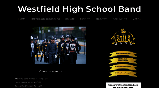 westfieldband.org