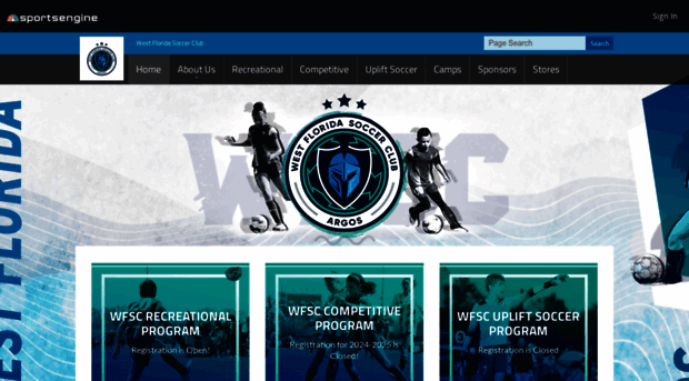 westfloridasoccerclub.com