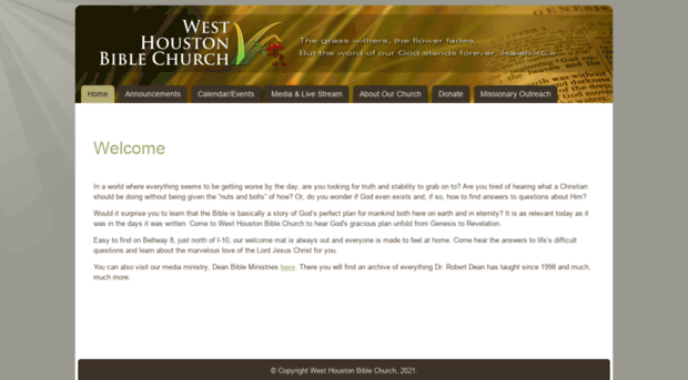 westhoustonbiblechurch.org