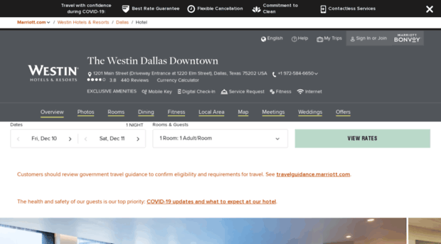 westindallasdowntown.com