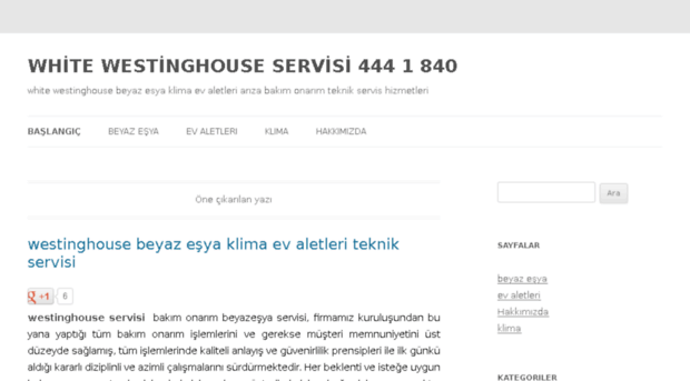 westinghouse.servisi.com.tr