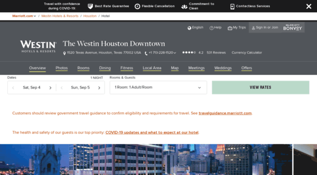 westinhoustondowntown.com