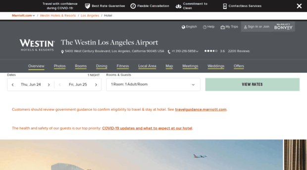 westinlosangelesairport.com