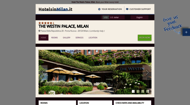 westinpalace.hotelsinmilan.it