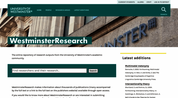 westminsterresearch.westminster.ac.uk