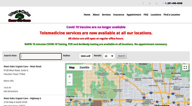 westoaksurgentcare.net