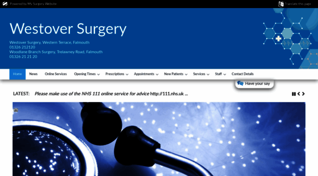 westoversurgery.co.uk