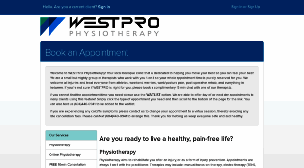 westprophysio.janeapp.com