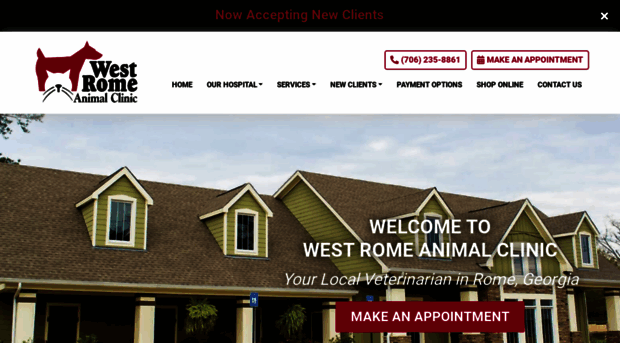 westromeanimalclinic.com