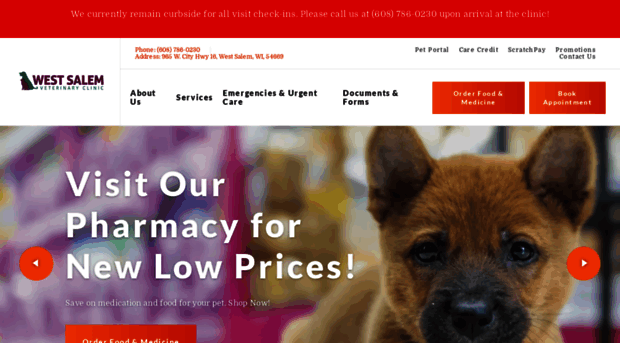 westsalemveterinaryclinic.com