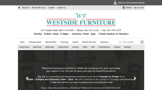 westsidefurnitureca.com