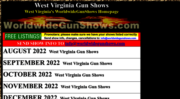 westvirginiagunshows.com