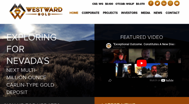 westwardgold.com