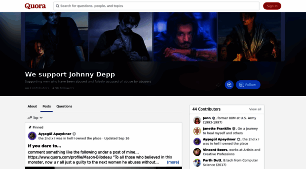 wesupportjohnnydepp.quora.com