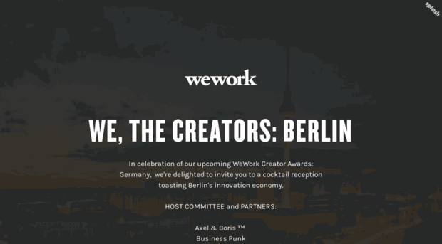 wethecreatorsberlin.splashthat.com