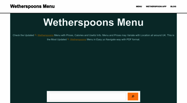 wetherspoonsmenu.co.uk