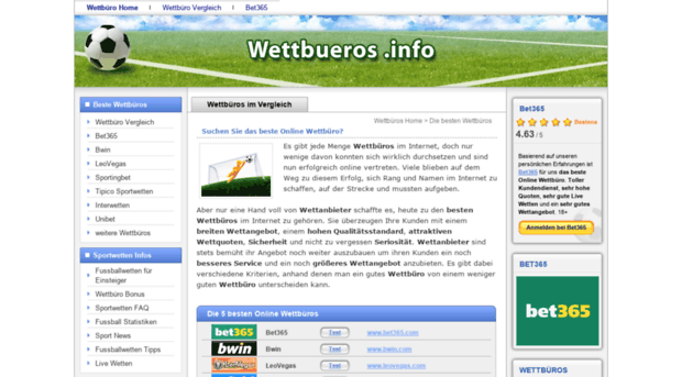 wettbueros.info