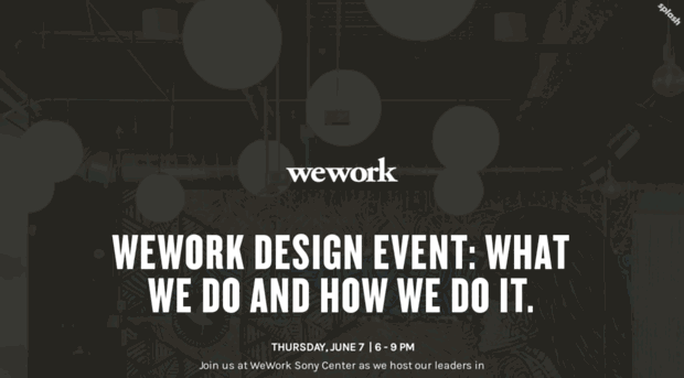 weworkdesignevent.splashthat.com