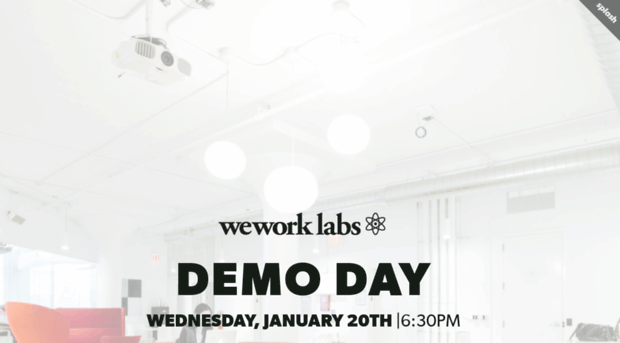 weworklabsdemoday.splashthat.com