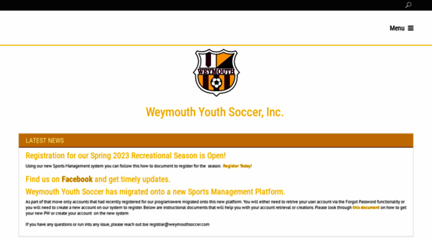 weymouthsoccer.com