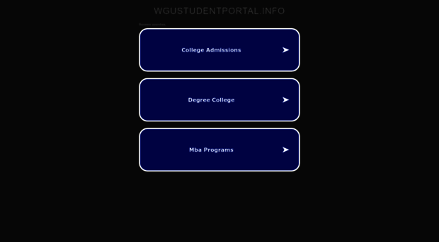 wgustudentportal.info