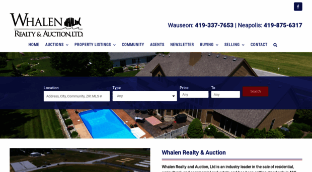 whalenrealtyauction.com