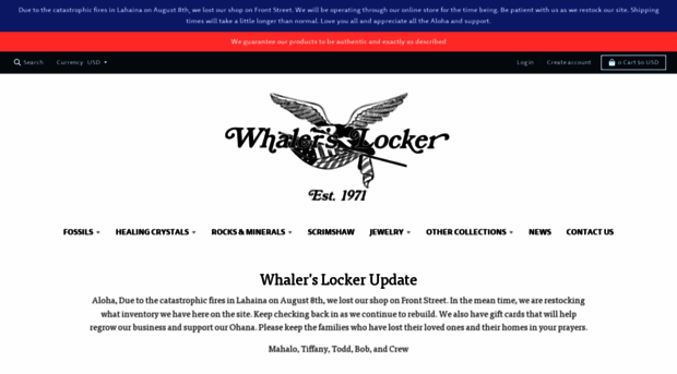 whalerslocker.com