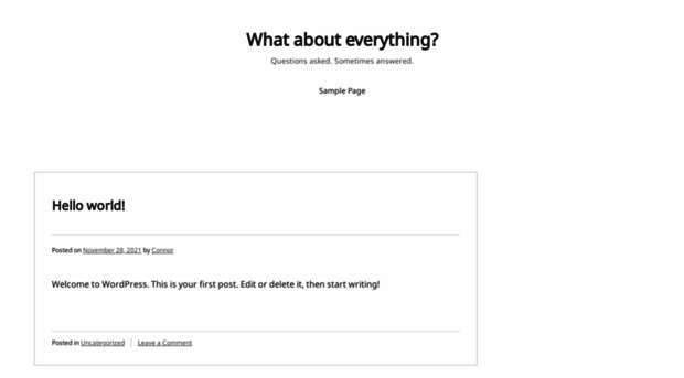 whatabouteverything.com