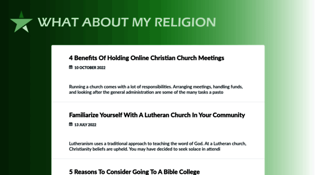 whataboutmyreligion.com