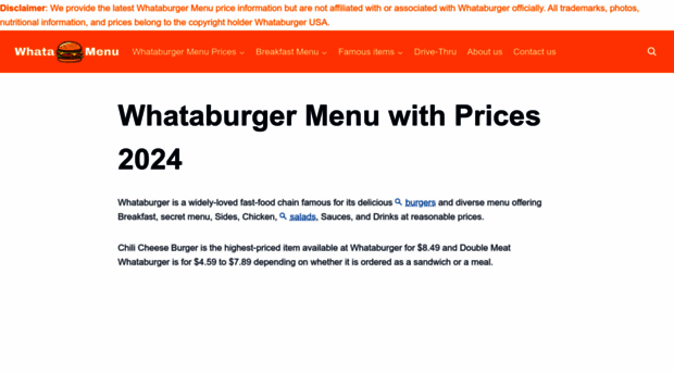 whataburger-menu.com