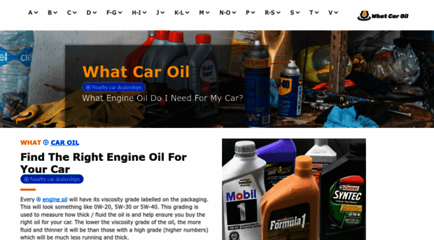 whatcaroil.com