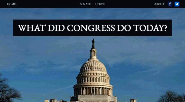 whatdidcongressdo.today