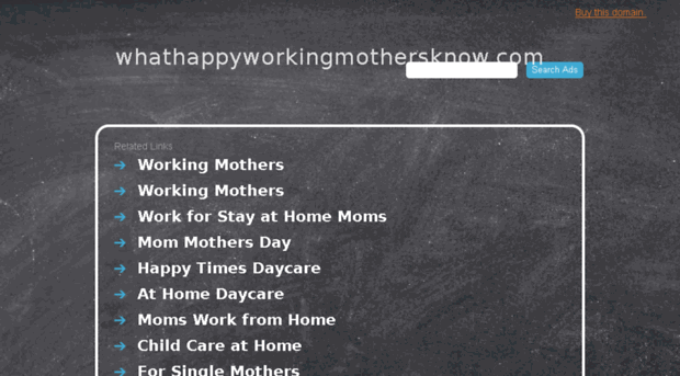 whathappyworkingmothersknow.com