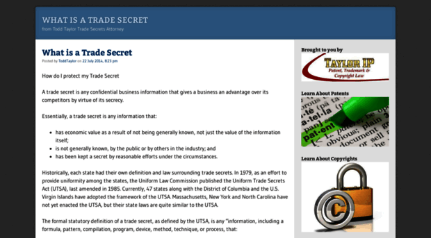 whatisatradesecret.com