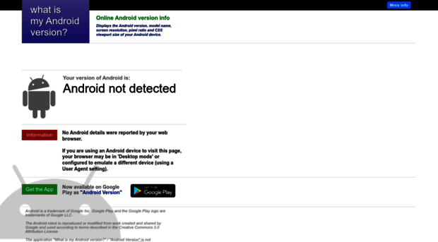 whatismyandroidversion.com