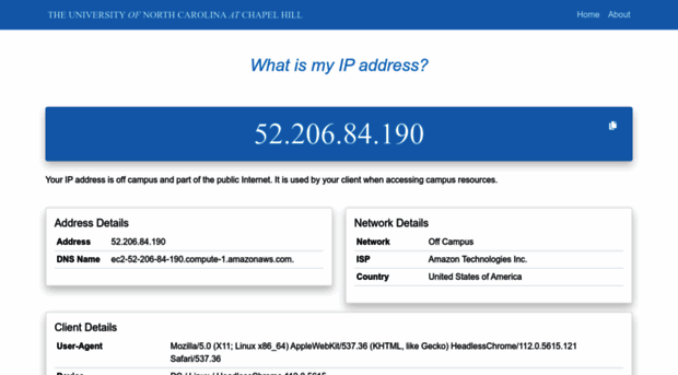 whatismyip.unc.edu