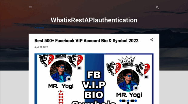 whatisrestapiauthentication.blogspot.com