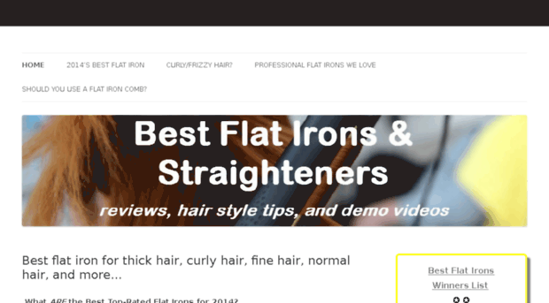 whatisthebestflatiron.com