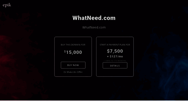 whatneed.com