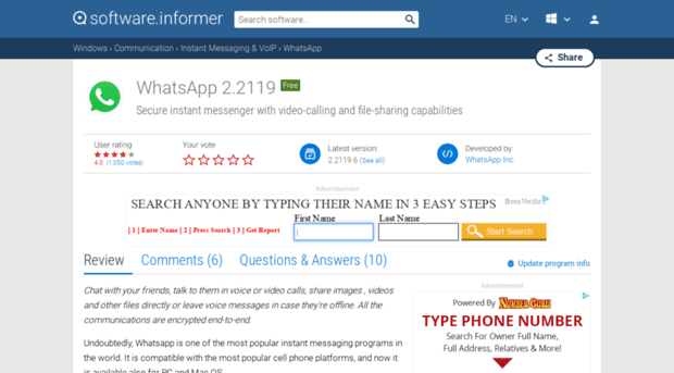 whatsapp.software.informer.com