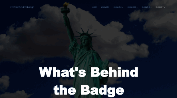 whatsbehindthebadge.com